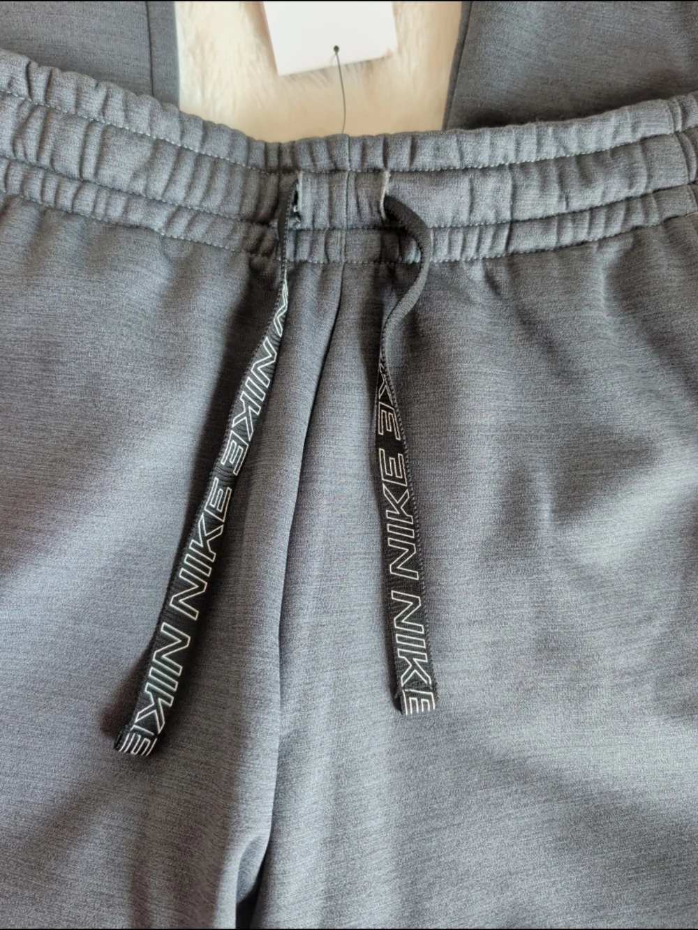 Nike Therma Fit Zip Women's Joggers Charcoal Grey/Black Sz Large NWT